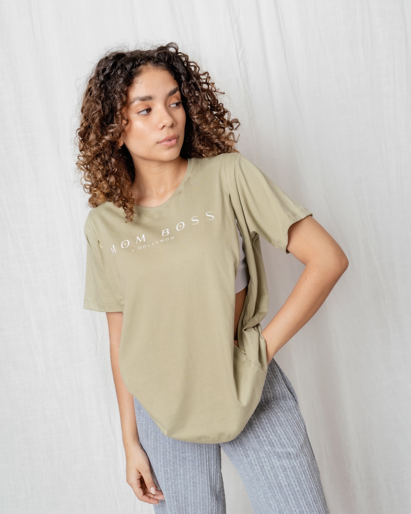 Blusa de Lactancia - Moms Boss